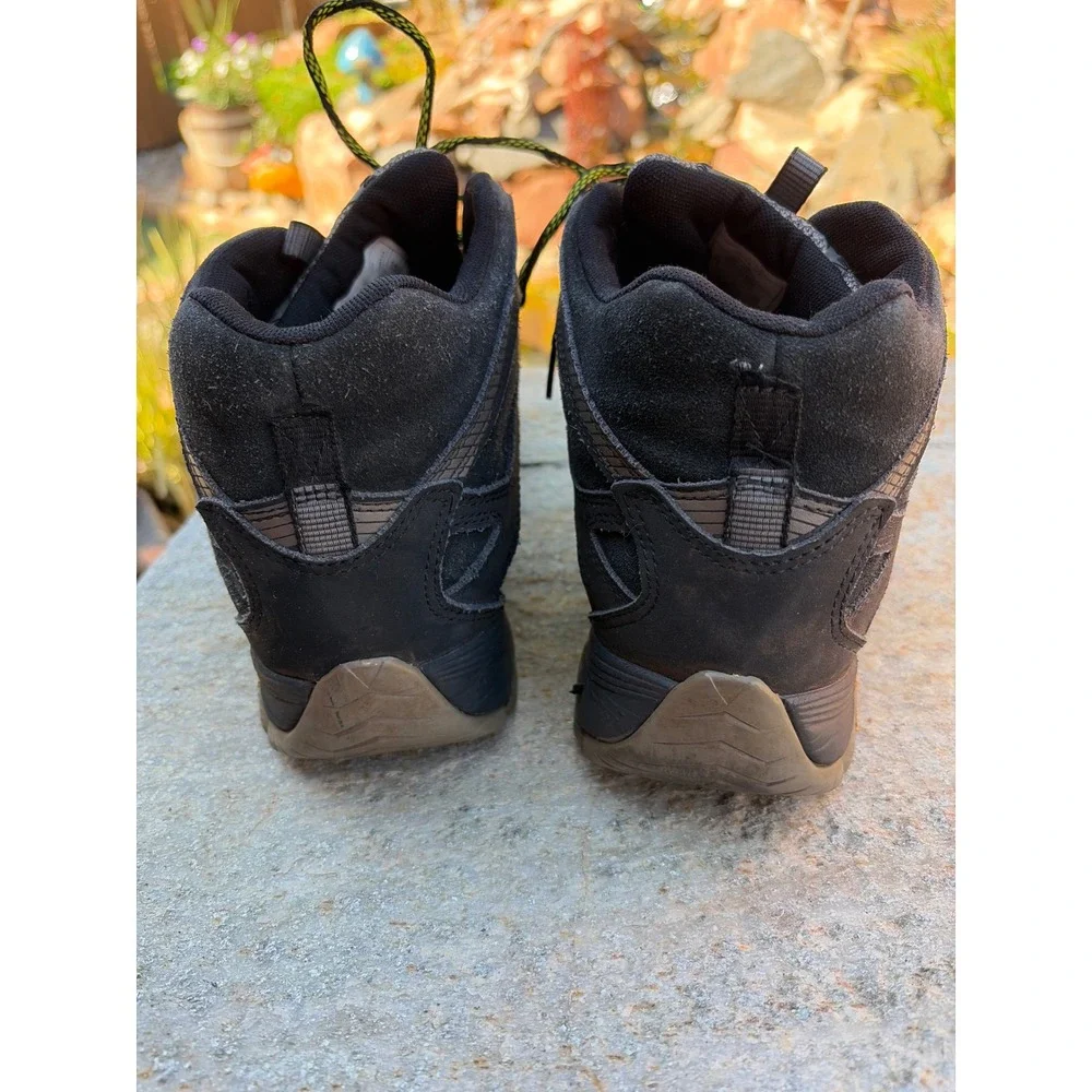 Merrell Moab FST Mid Waterproof Hiking Boots Mens 13 Olive Black Vibram J35759